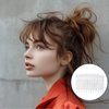 Plastic Hair Side Comb, 20 Pcs Clear Teeth Hair Combs Small Side Comb Thin Fine Hair Pins Mini Barrettes Transparent Headpiece French Twist Bun Accessories for Women Bridal Wedding Veil Decorative