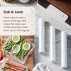 Greater Goods Vacuum Sealer Bag Rolls - Pack of 3, Each Roll 118 Inches Long, Made from Food-Grade, BPA-Free Material, Designed in St. Louis