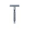Edwin Jagger DES89KNBLAMZ Short Handle Reusable Classic Double Edge Safety Razor for Men (Knurled)