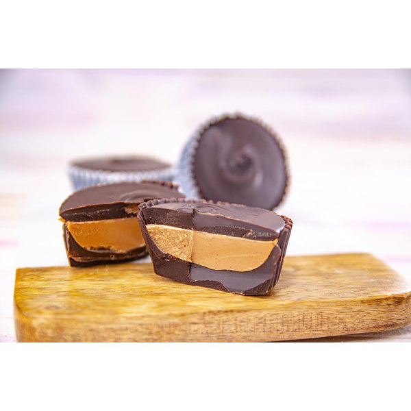 Wockenfuss Candies Jumbo Dark Peanut Butter Cups - 3 pieces