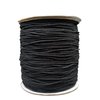 Black Nylon Braided Cord Extra Strong Multi-Use Thread 1.5mm x 175 Yards 160m Jewelry Making String Beading Shamballa Necklaces Bracelets Lift Shade Cord Window Blinds Arts Crafts Wind Chime Supplies