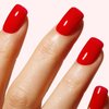 Gellen Bright Red Gel Nail Polish, 18ml 0.61oz Vibrant Rose Red Gel Polish Soak Off No Wipe UV Gel for Manicure Art Valentine's Day Salon Home