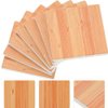 JOINPAYA Miniature Wood Floorboards: Mini Floor Sheet Dollouse Flooring Supplies Doll Furniture Accessories 1.18in 27pcs