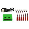Maxmoral 1PC 6 in 1 Max 2.5A Current Input 3.7V Lipo Battery Fast Charger for RC Drone
