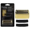 KOGUNXU New Replacement Shaver Foil Double Foil Head with 2X Cutters for BaByliss PRO FXRF2G - Gold