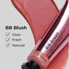 BB Blush Makeup LAMEL - Liquid Cream Blush for Cheeks & Lids Makeup, Creamy Texture, Hydrating, Long-Lasting, Blendable for All Skin Types - Cruelty-Free -401, Tea Rose -10ml/0,33fl.oz