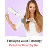 KTKUDY Wet & Dry Vented Detangling Hair Brush - Glides Through Tangles Detangler Brush with Boar Bristles For Women Men & Kids - Faster Blow Drying - Curved HairBrush