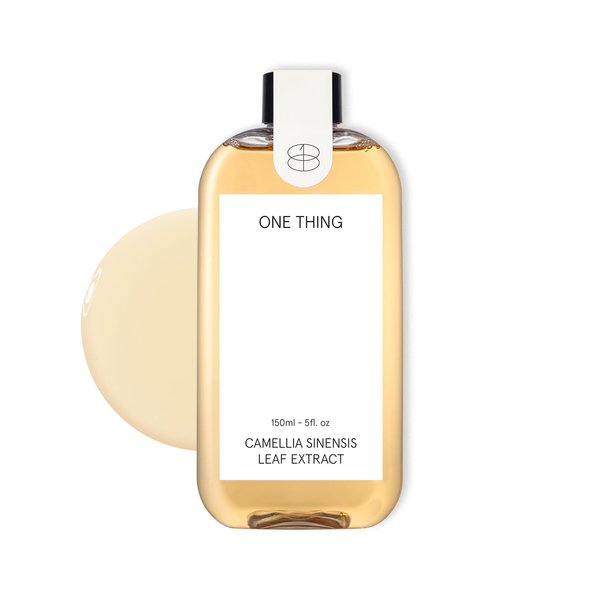 ONE THING Camellia Sinensis Leaf (Green Tea) Extract 5 fl. oz. | Soothing Brightening Facial Toner with Tea Tree for Sensitive Oily Dehydrated Acne Prone Skin | Korean Skin Care (5 fl. oz.)