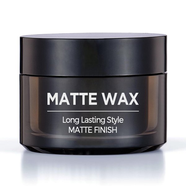 Matte Hair Wax For All Hair Type, Pomade For Men All-Day Hold Hair Styling Pomade, Firm Hold＆Matte Finish, Premium Men`s Hair Styling Clay（4oz）