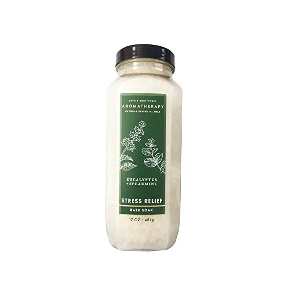 Bath & Body Works Bath & Body Works Aromatherapy Stress Relief Eucalyptus Spearmint 17.0 Oz Bath Soak, 17.0 Oz