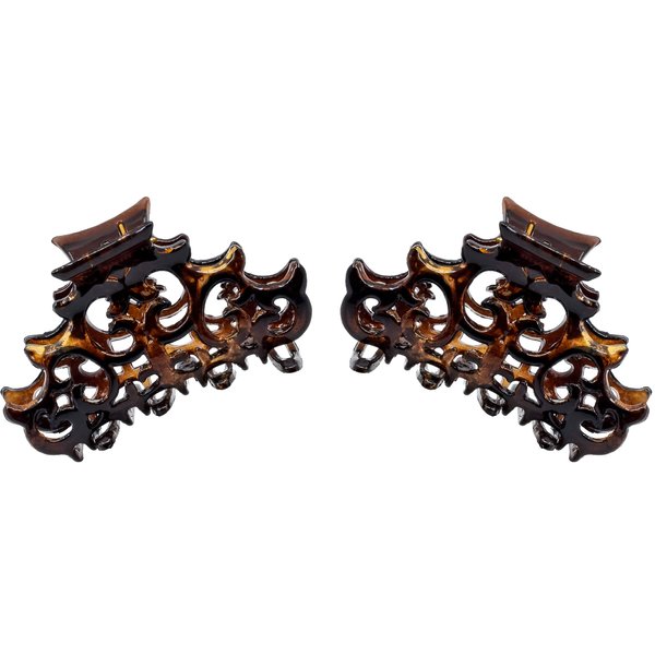 Camila Paris NV118/2 Set of 2 French Hair Clip for Women, Girls Hair Claw Clips Jaw Fashion Durable and Styling Hair Accessories for Women, Strong Hold No Slip Grip, Made in France
