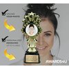 9” Custom Trophy with Engraved Plate - Upload Your Logo or Choose from Sports, Academic, Scholastic, Funny and More! - Customize Now!