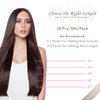Lacerhair Rooted Tape in Hair Extensions Human Hair Seamless Skin Weft Real Remy Invisible Natural Hair #8G/60A Double Sided Light Platinum Blond with Light Ash Brown Roots 20" 50g