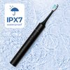 MOPIKO Electric Toothbrush for Adults and Kids,Sonic Travel Toothbrush Kit,Rechargeable Power Toothbrushes with 8 Heads,Smart Whitening Toothbrush USB-C (Black)