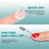 Soft gel Latex Nail Polish Barrier Peel Off 15ML White Latex Liquid Nail Simple Peel off Cuticle Guard for Nail Polish Liquid Peel Off Tape Fast Dry Manicure Varnish
