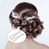 100 Pack of Bun Hair Pins U Shaped Pins with Box and Storage Bag, Black Hair Pins (6 cm)