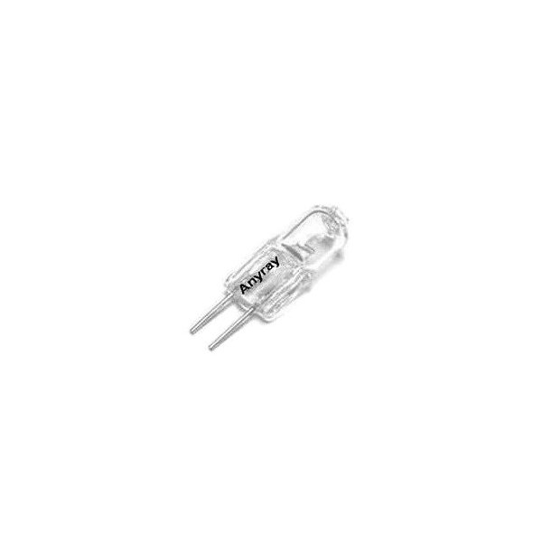 Anyray JC 24 Volt 20 Watt /G4 Bi Pin 20W 24V / 2-PIN 20Watt CLEAR T3 Halogen Bi Pin