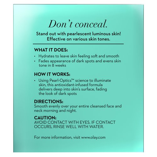 Face Moisturizer by Olay Luminous Tone Perfecting Cream Face Moisturizer 1.7 oz