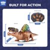 STEAM Life Remote Control Dinosaur Toys for Kids Light Up & Realistic Roaring Sound, Electronic Dimetrodon Dinosaur Toys, Dinosaur Robot Toy for Kids, Boy Toys for Ages 3-7 Years Old