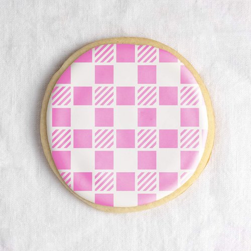 Buffalo Check Cookie Stencil - Easy-to-Use For Stunning Cookie Decorations: Simplifying Cookie Decorating