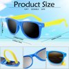 Oleitodh 64 Pack Kids Sunglasses Party Favors, Kid's Neon Sunglasses Bulk, Childrens Sunglasses Boys Girls Eyewear Pack for Goody Bag Fillers Summer Beach Pool Birthday Party Supplies