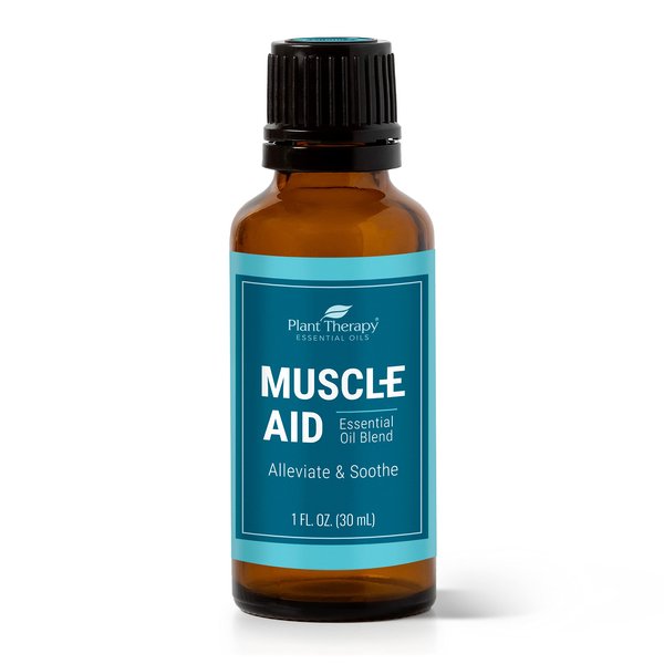 Plant Therapy Muscle Aid Synergy Essential Oil 30 mL (1 oz) 100% Pure, Undiluted, Therapeutic Grade
