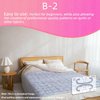 Kapyoo 3Pcs Free Motion Quilting Templates with Non-Slip Grips, Quilting Ruler and Templates for Industrial and Domestic Machines Reusable Stencils for DIY Quilt Designs (25 Series B)
