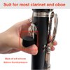 3 Pcs Soft Silicone Clarinet Oboe Thumb Rest Cushion Protector Thumb Protector Fit for Most Clarinet, 3 Colors