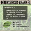 Mountaineer Brand Beard Oil - WV Citrus & Spice Scent - 100% Natural Conditioner and Softener For Men - Hydrates and Moisturizes for Beard Growth - Treats Dry Itchy Beards - 2oz
