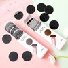 120 Pcs Replaceable Sandpaper Discs Tip 2 Toe Refill Disks Replacement Sandpaper Pad Discs Foot File Disc Callus Disks for Electric Foot File Dead Hard Skin Callus Remover (80 Grit 180 Grit)