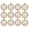 PATIKIL 12 Pieces 4.2" Embroidery Hoops Frame Imitated Wood Circle Cross Stitch Hoop Ring for Embroidery Art Craft Handy Sewing Decoration