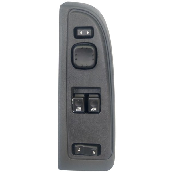 SWITCHDOCTOR Window Master Switch & Bezel Assembly compatible with 2003-2007 Silverado 1500 2500 3500; Sierra 1500 2500 3500; Avalanche 1500 2500; S-10; 2003-2004 Suburban (Trim, Cover, Panel)