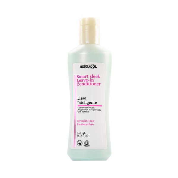 Herbacol Lisso Inteligente | Leave-in Cream | Natural Keratin Treatment | Anti-Frizz | 8.1 Fl Oz.