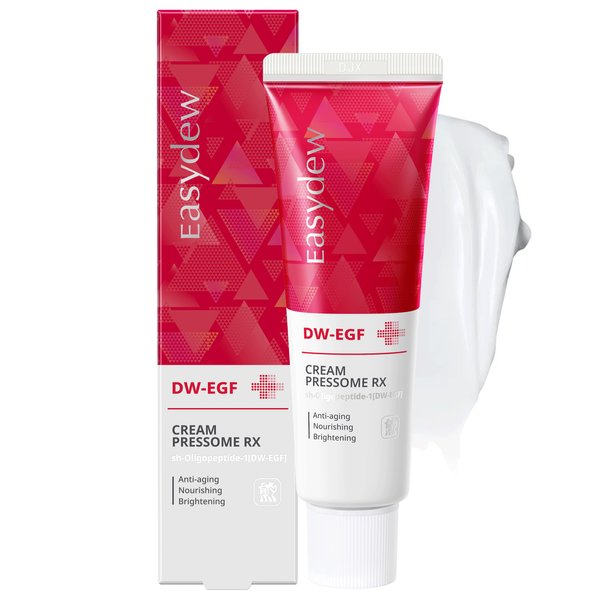 Easydew DW-EGF Pressome Cream(50ml).Anti-Aging Moisturizer with DW-EGF, Hyaluronic acid, Collagen, Elastin, ceramide, K beauty, Korea skincare
