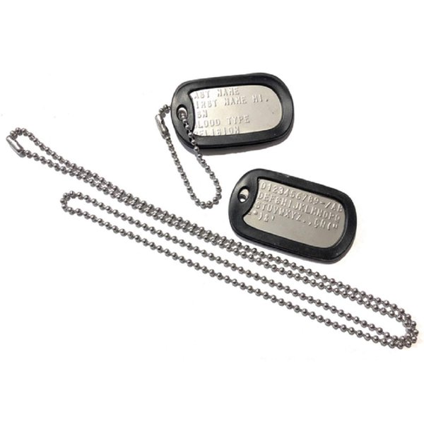 Dog Tags Same Day Ship. Wisconsin Made