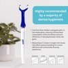 Paro Dental Floss Holder, The Perfect Grip Reusable Flosser Handle for Oral Cleaning, Refillable and Easy to Clean, Works Best with Riser Floss