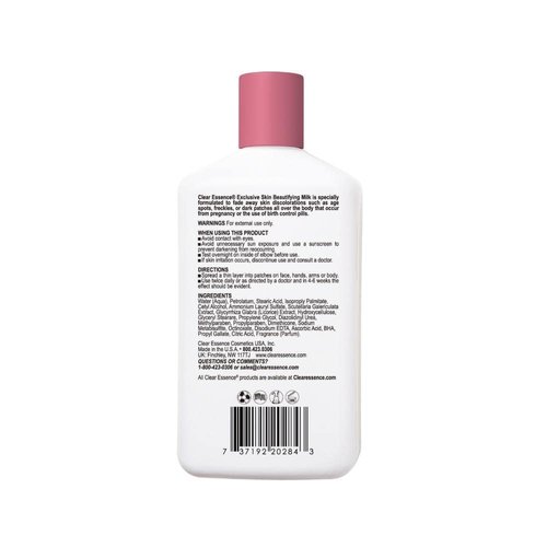 Clear Essence Exclusive Hydroquinone Free Skin Beautifying Milk Maxi-Tone - Body Lotion - Skin Care Body Moisturizer - Dermatologist Tested - Body Care Moisturizing Lotion For All Skin Types - 10 Oz