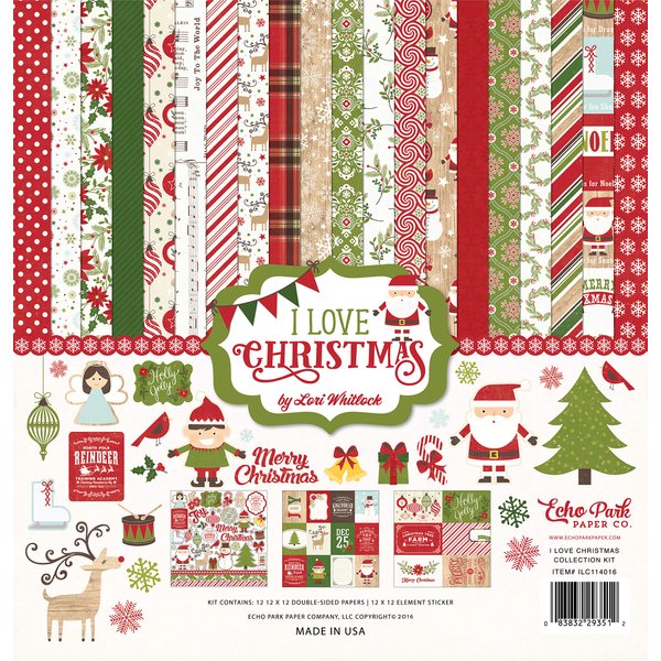 Echo Park Paper Company Love Christmas Collection Kit