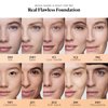 Laura Mercier Real Flawless Weightless Perfecting Waterproof Liquid Foundation: Medium-Buildable Coverage, 12 HR Fade-Proof Wear, Natural Finish, Hydrating, Long Lasting, Non-Comedogenic, Macadamia​