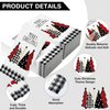 100 Pcs Christmas Napkins Bulk Holiday Disposable Paper Guest Hand Towel Christmas Tree Cocktail Napkins Merry Christmas Hand Napkins for Home Kitchen Winter Xmas Party (17.3 x 12.9 Inch Unfolded)