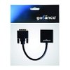 gofanco Active DVI-D to VGA Adapter Converter - Male to Female M/F Video Adapter Cable for DVI-D 24+1 for DVI Device, Laptop, PC to VGA Displays, Monitors, Projectors (DVIDVGA2)