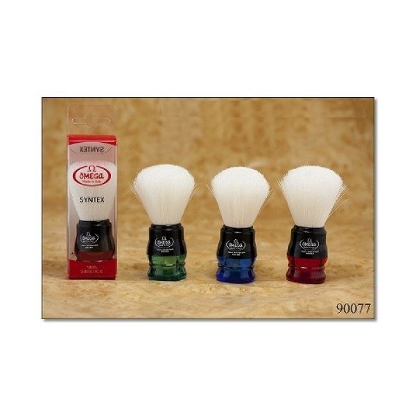 Omega Shaving Brush # 90077 Syntex 100% Synthetic
