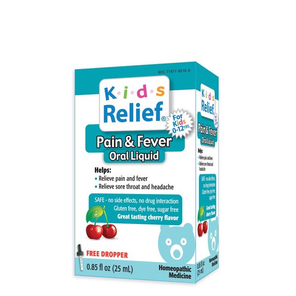 Kids Relief Pain and Fever Oral Solution, 0.85 Ounce