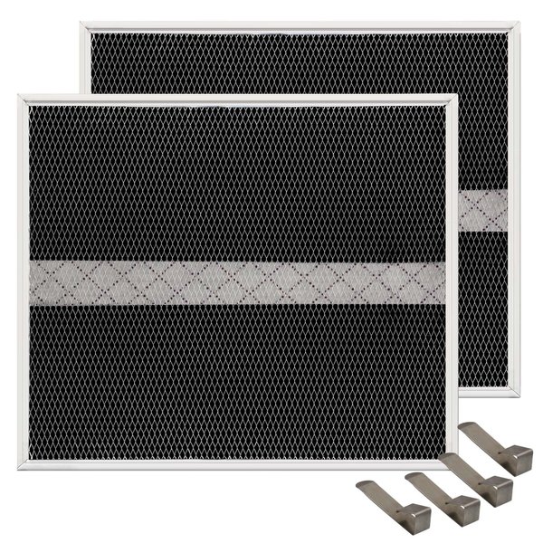Range Hood Non-Ducted Filter,Charcoal Filter S97020466 for Broan HPF30 Range Vent Hood 2-pack