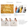 Gold Flash Square Wall Backdrop for Photography Golden Happy Birthday Glitter Sequin Shimmer Background Sweet 16 Girls Woman 20th 30th 40th Birthday Party Decorations Banner (Gold, 8X6FT(94X70inch))
