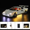 LIGHTAILING Light for Lego-10337 Lamborghini Countach 5000 Quattrovalvole - Led Lighting Kit Compatible with Lego Building Blocks Model - NOT Included The Model Set