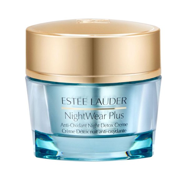 Estée Lauder NightWear Plus Anti-Oxidant Night Detox Cream Moisturizer for Anti Aging, 1.7 oz.