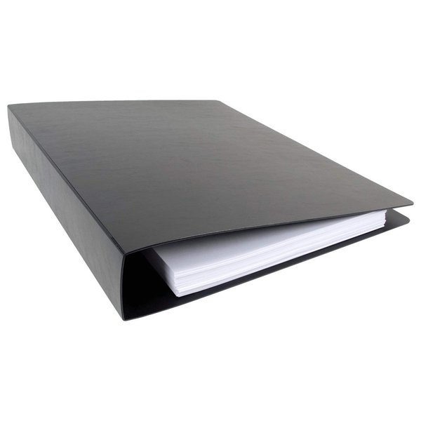 Ruby Paulina 17x11 Binder Poly Panel Featuring a 2" Angle-D Ring Black