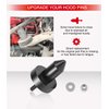2 Pack 924-5410 Hood Pin Poly for Kenworth T2000, T400, T440, T450, T470, T600, T600A, T660, T800, W900 2003-2010