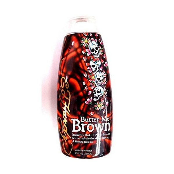 Ed Hardy Butter Me Brown Indoor Tanning Bed Lotion Bronzer 10 Oz